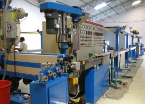 Quality Electric Wire Extruder Machine Cable Extruder Line 200-400 Meters/Min wholesale