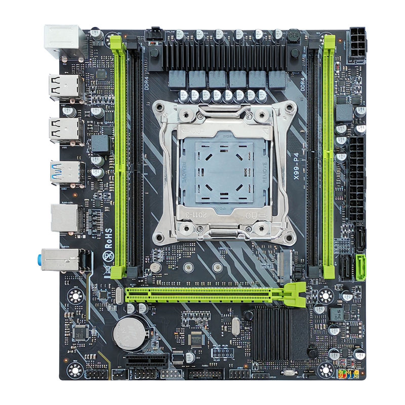 Customized X99 P4 motherboard x99 Chipset LGA2011-3 DDR4 M-ATX single channel motherboards for desktop X99 mainboard kits