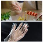 Oil - Proof Plastic Food Prep Gloves / Disposable Food Preparation Gloves