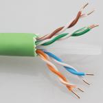 BC HDPE Cat6A Lan Cable LSZH Polyethylene 500Mzh ANATEL 305m