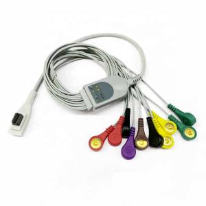 Quality GE Marquette 10 Lead Holter Cable Rozinn E9002TK E9002TL E9002TP wholesale