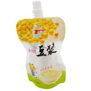 Quality OEM logo printing Self-supporting spray pocket jelly snack bag wholesale