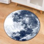 Living Room Circular Entryway Rugs Marble Pattern Office Desk Chair Mat