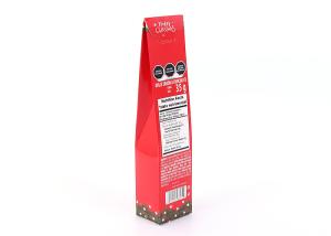 Quality Christmas Printed Cardboard Display Stands Chocolate Packing For Supermarket wholesale