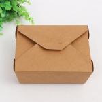 Folding Takeaway Food Boxes Environmental Protection Various Size Available