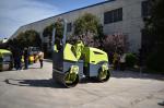 2T Hydraulic Diesel Tandem Road Roller Machine Trench Backfill