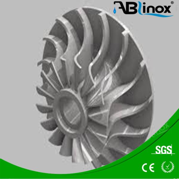 Cheap Lost Wax Steel Precision Investment Casting Thin Impeller Water Pump Parts for sale