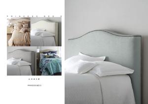 Quality modern fabric princess soft bed furniture wholesale