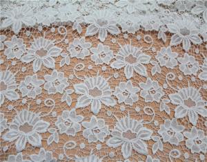 Quality Garment Accessories Chemical Lace Fabric Water Soluble Embroidery lace fabric in Different Color wholesale