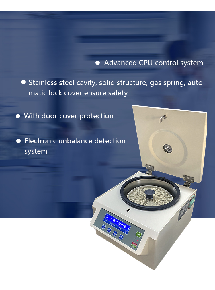 12000rpm Laboratory Microhematocrit Centrifuge Machine With Micro Capillary Tube