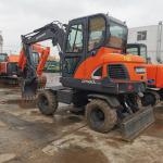 0.17m3 Second Hand DOOSAN DX60W Excavator Energy Saving