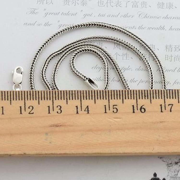 Sterling Silver Maritime Anchor Amulet Pendant with 925 Silver Wheat Chain Necklace(N6030806)