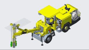 Quality ISO9001 Hydraulic Rock Bolting Rig Underground Mining Machine wholesale