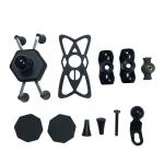 Waterproof 3-6.5inch X Claw Motorcycle Phone Mount For Cycling
