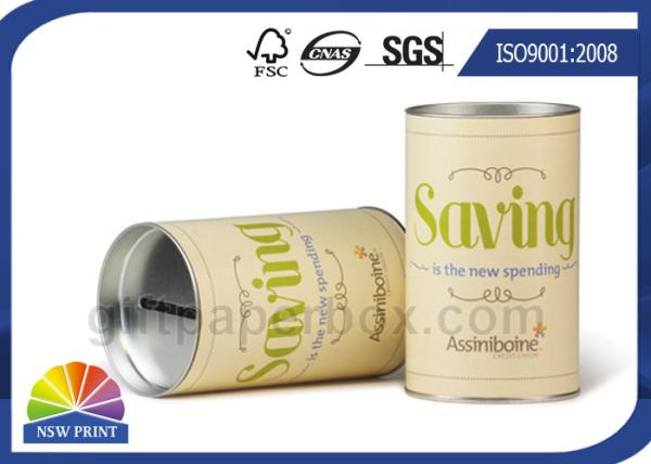 Cheap Luxury Metal Lid and Base Cylinder Cardboard Round Paper Tube Wine Cans Packaging for sale