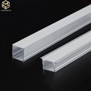 Quality Concealed Aluminium Led Strip Profile 2m Andoized Color wholesale
