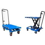 0.5t Mobile Manual Hydraulic Lifting Trolley 39.76inx20.47in Max Height 39.37in