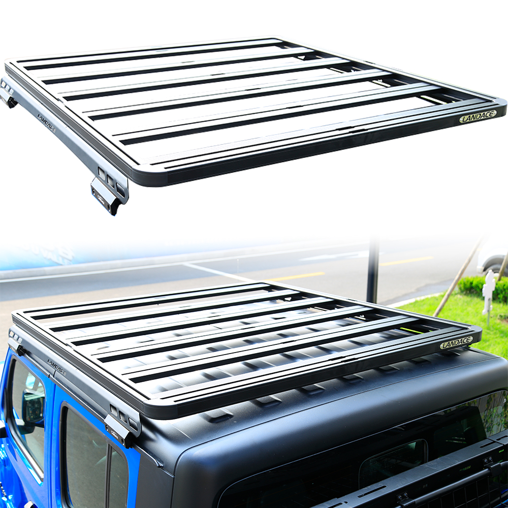 T/T Payment Accepted Customized Rain Gutter Roof Mount Luggage Rack for Jeep JL JT JK