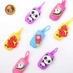 Mini Cute Travel Portable Plastic Sanitizer Bottle With Cartoon Silicone Holder