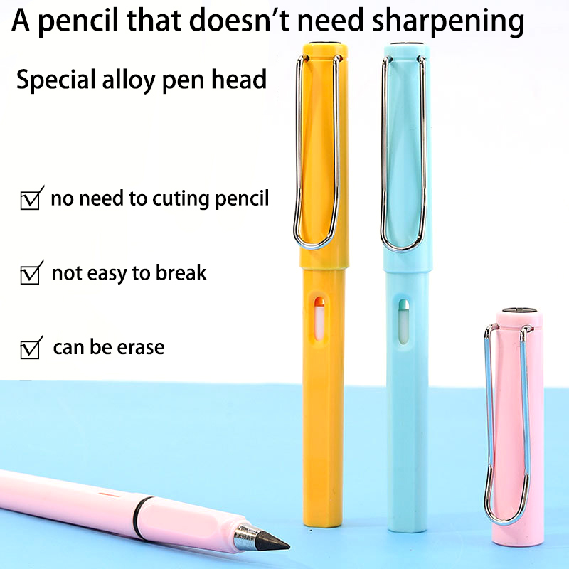 Plastic Body Standard Pencils Holder for 12 Colors Ink-Free Reusable Erasable Pencils