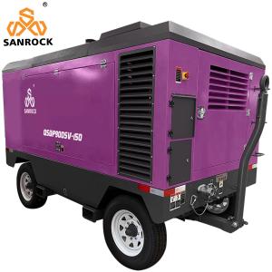 Quality Diesel Driven Screw Air Compressor High Pressure Portable Mining Screw Air Compressor wholesale