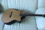 All solid wood 14th guitar customized acoustic electric guitar in satin