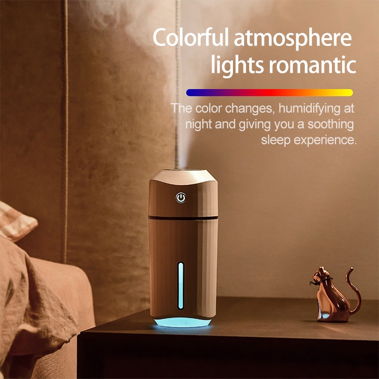 Wholesale 320ML Mini Portable Air Humidifier Cool Mist Nebulizer Silicone Seal Design USB Ultrasonic Air Humidifiers