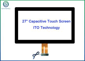Quality Aspect Ration 16 / 9 Industrial Touch Screen 27 Inch Projected Capacitive Touch Panel wholesale