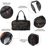 Overnight Water Resistant Gym Bag With Shoe Compartment 22L