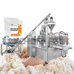 Quality Eight Station Protein Powder Packing Machine 60 Bags / Min 1.5kw 380v wholesale