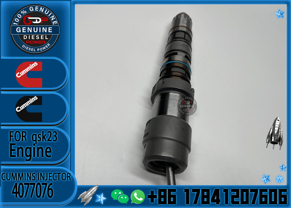 Mining Construction Equipment QSK23 QSK Diesel Engine Fuel Injector 4077076 4902827