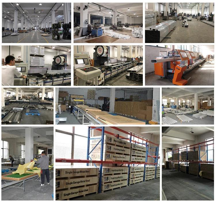 120kg Capacity Color Steel Plate Galvanized Steel Garden Building Shed with Air Vents