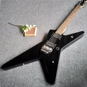 Quality 7 strings Blue electric guitar in black wholesale