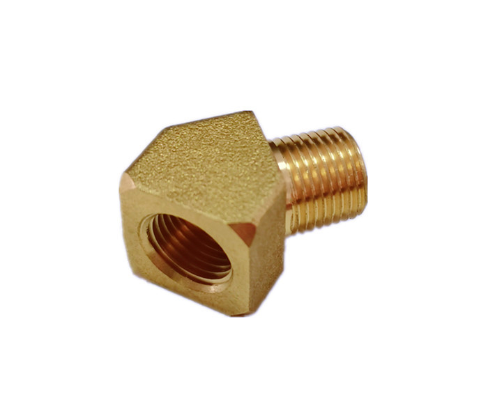 45 Degree Street Elbow Brass Pipe Fitting 1/8" NPT Female X 1/8" NPT Male