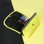 Korean Beautiful Personalized Pure Color Blank Brushes Cosmetic Bag