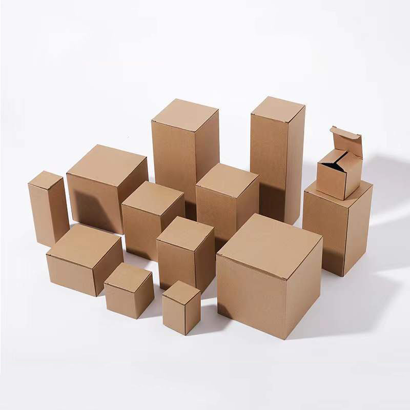 Kraft Paper Box For Cosmetic Packaging L*W*H cm ---According to your specific request