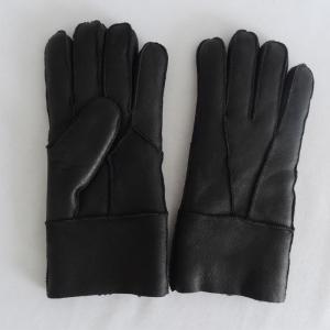 Quality Wholesale winter warm split leather shearling gloves wholesale