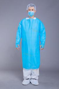 Quality Individually Wrapped PPE Plastic Isolation Gowns For Virus Protection wholesale