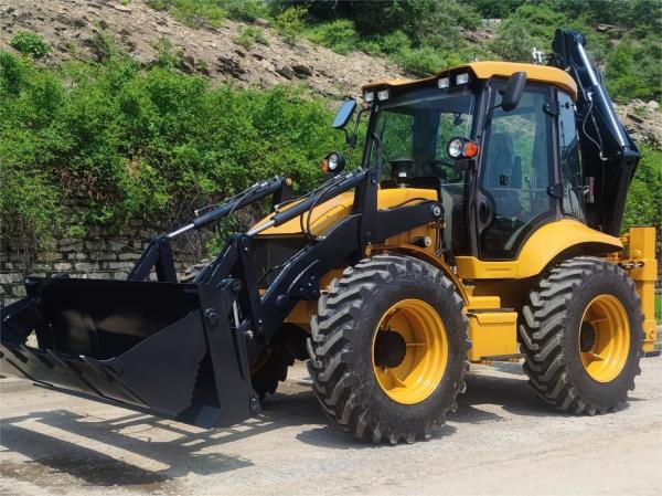 388 Mitsubishi Engine Four Wheel Steering Bucket Wheel Loader / Construction