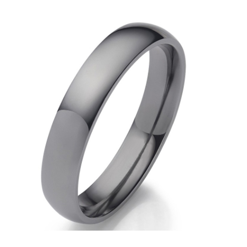 Custom Logo Men Tantalum Ring Precious Jewelry Blank Men Wedding Rings