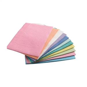 Quality Disposable Dental Bibs Cloths 125pcs Tattoo Table Covers Clean Pad Waterproof Double Layer Tattoo Bib Sheet wholesale
