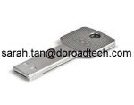 Free Logo Metal Key 3.0 USB Stick/Bulk Sale USB Flash Frive with Real Capacity