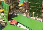 PP faced plywood super smooth 18mm thick green formwork panel