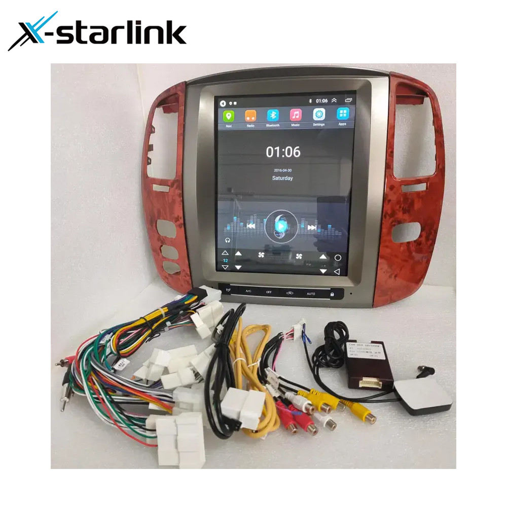 Android 13 Car Video 8 Core 4+64G Carplay for LC100 2003-2007 Land Cruiser Lx470
