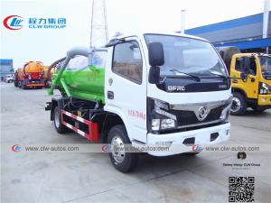 Quality Dongfeng Furuica 4x2 3000L Mini Vacuum Sewage Suction Truck wholesale