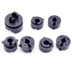 High Shiny Glass Bead Sandblast Aluminum Turning Parts Colourful Oxidation