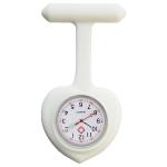Peach Heart Nurse Watches Pocket Watch Nuring Medical Silicone Quartz Watches