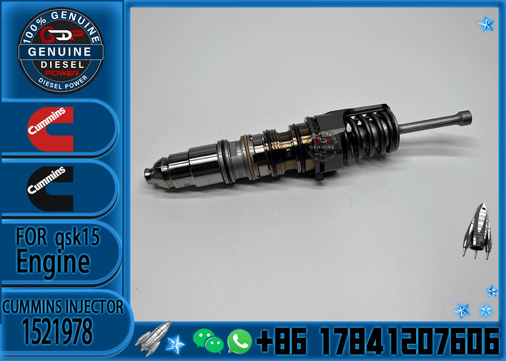 4954646 Genuine Diesel Engine Common Rail QSX15 Fuel Injector 4076963 4903028 570016 1521978
