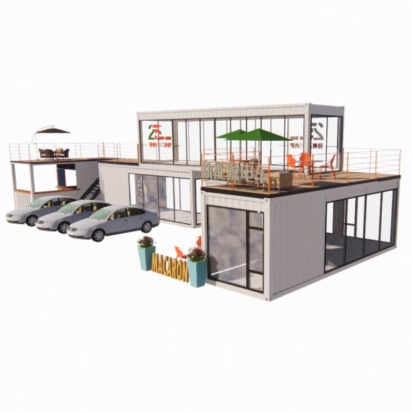40ft Mobile Bar Restaurant Container Hotel Steel Container Storage Prefab