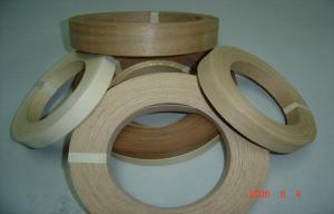 Quality Natural Edge Banding Veneer Enviromental Glue , 0.5 mm Thickness wholesale